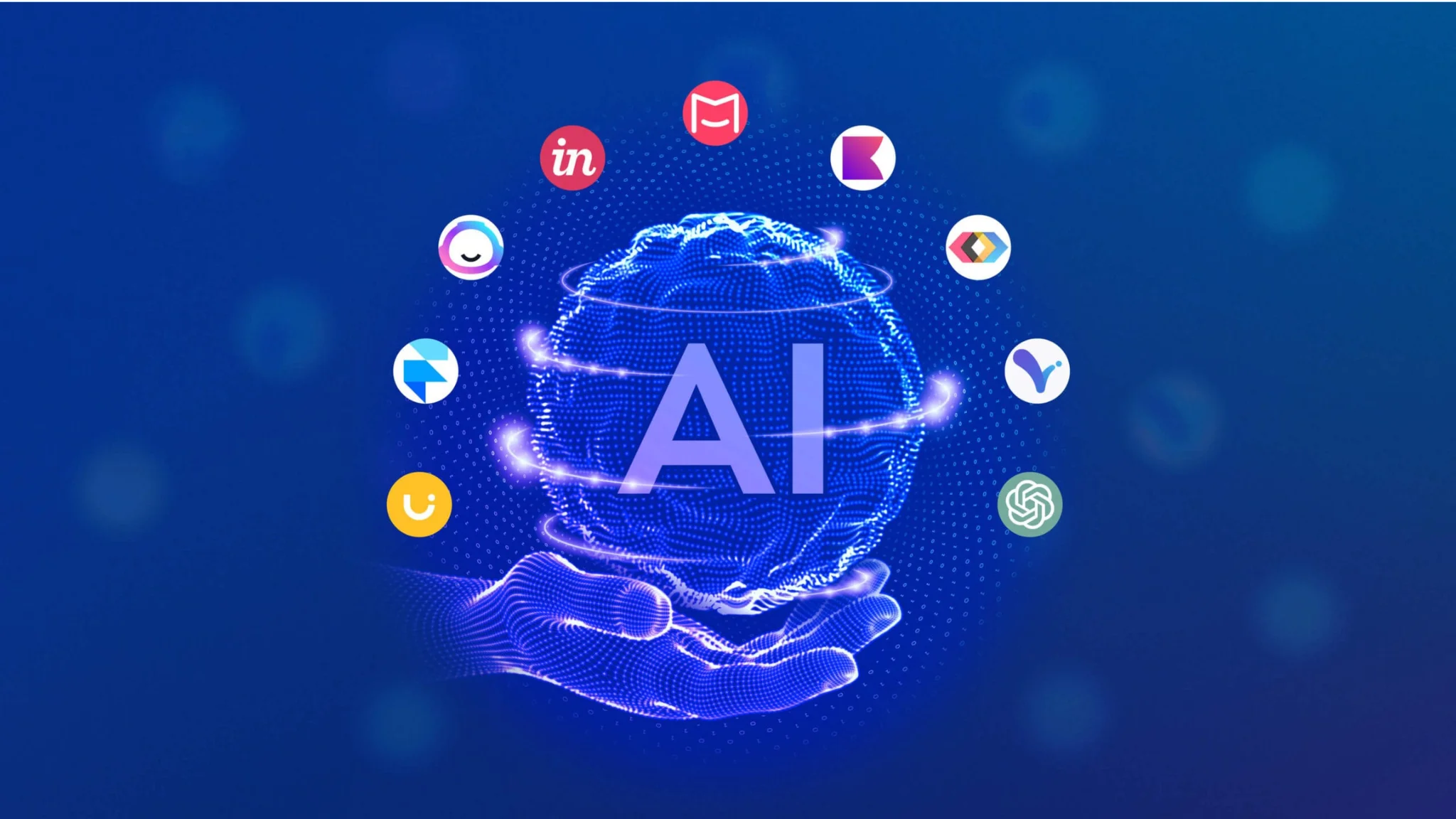 Illustration of AI technology integrated into cloud computing, representing innovation and smart data management.