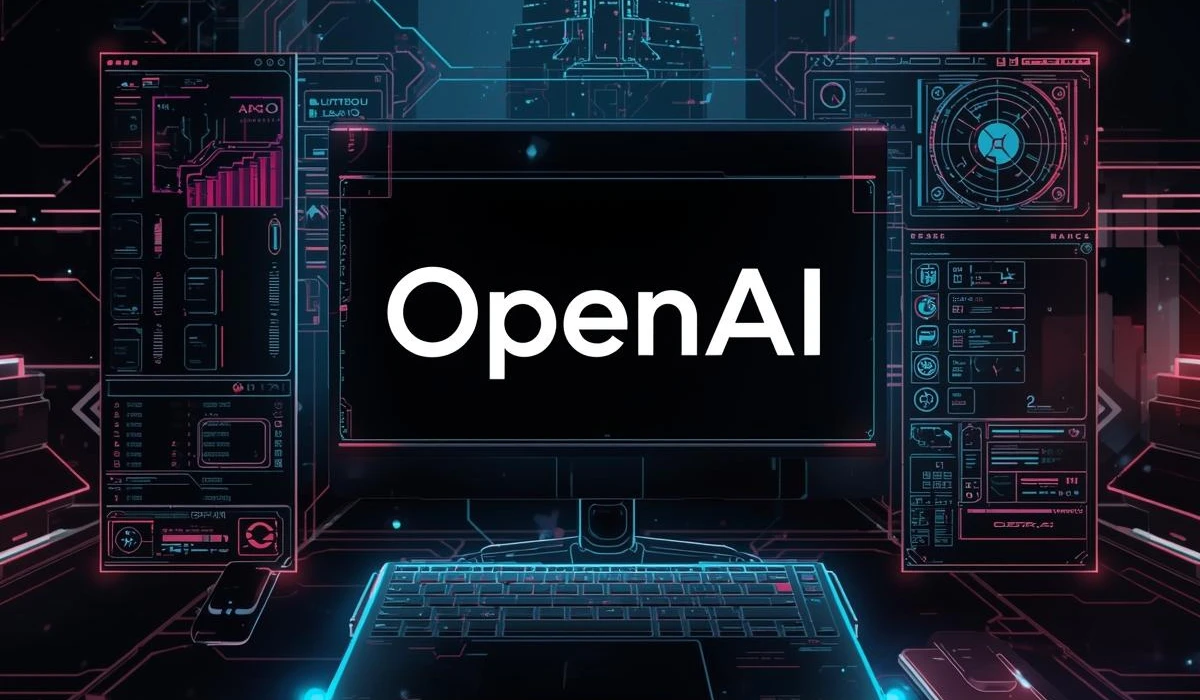 Abstract representation of AI concepts with repetitive patterns and vibrant colors, symbolizing innovation and technology.