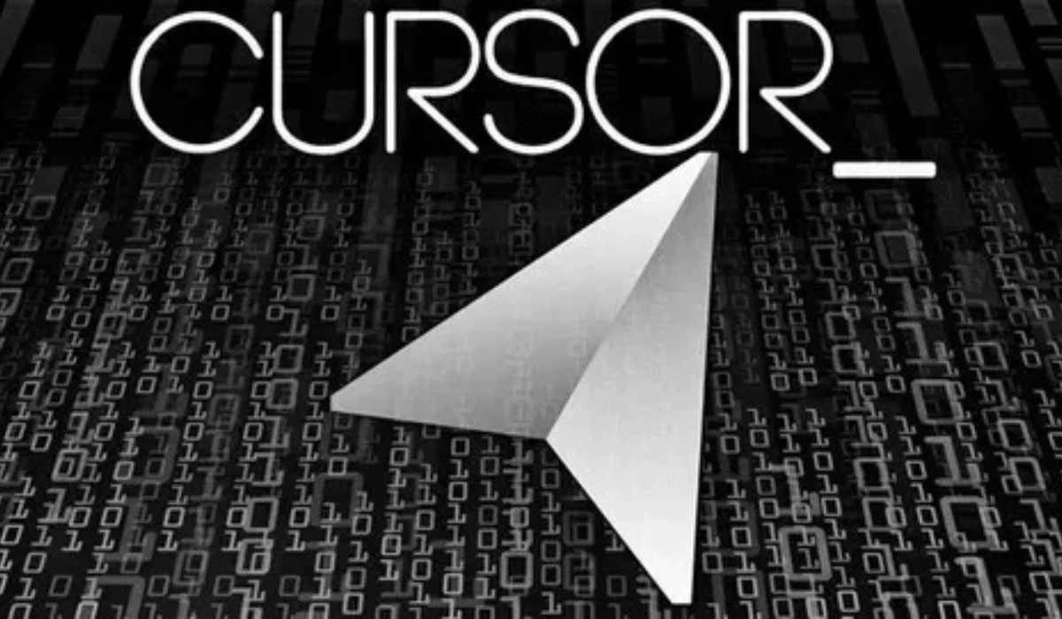 Cursor on black background.