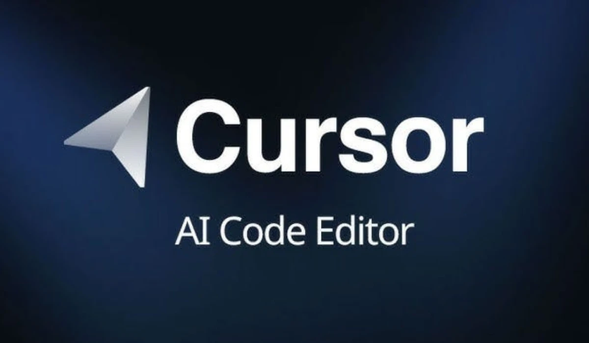 Code editor with Cursor AI suggestions.