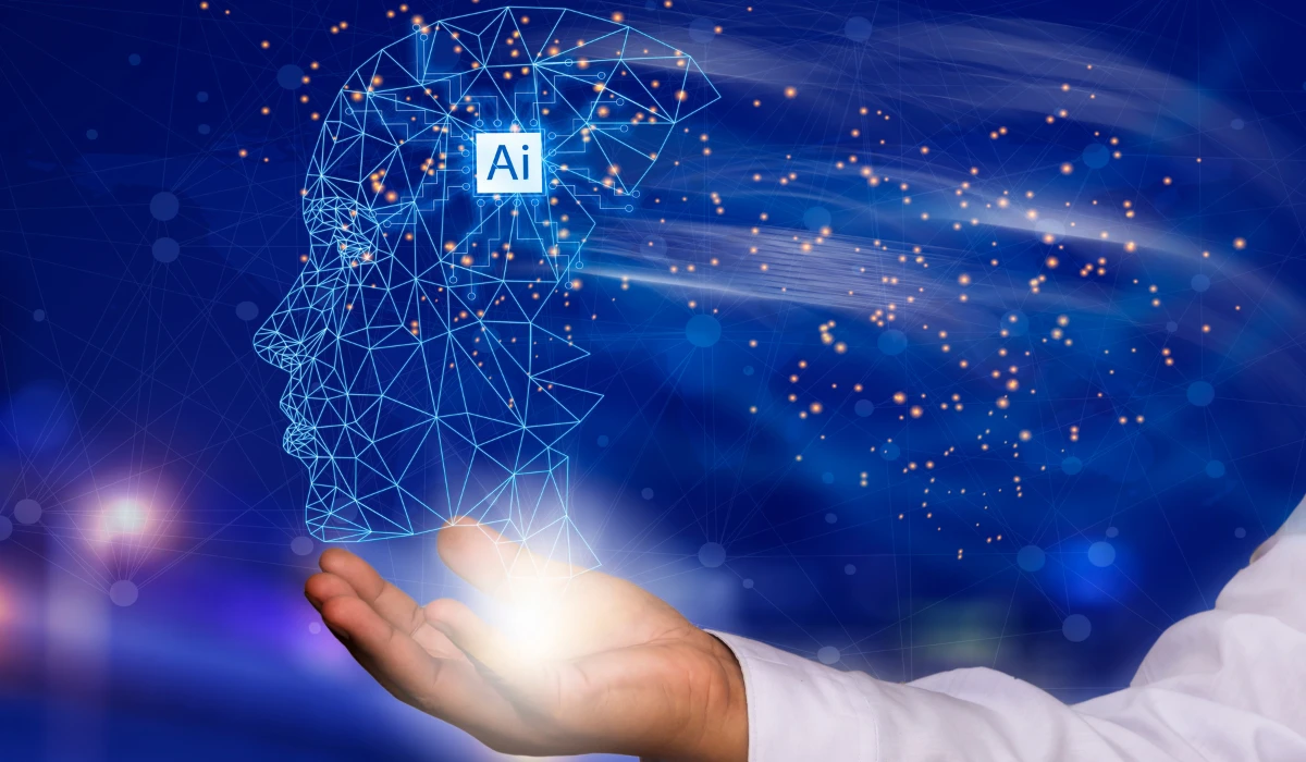 Visual representation of AI's impact on healthcare, highlighting advancements in technology and improved patient outcomes.