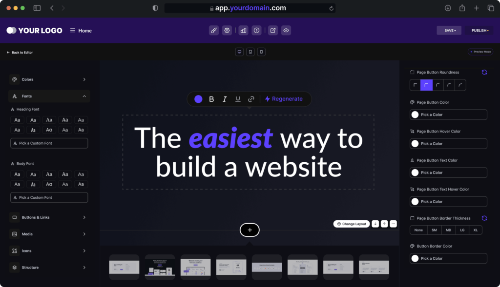 ai website builder