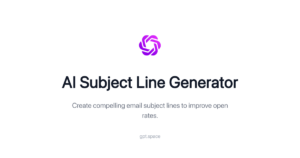 ai email subject line generator test