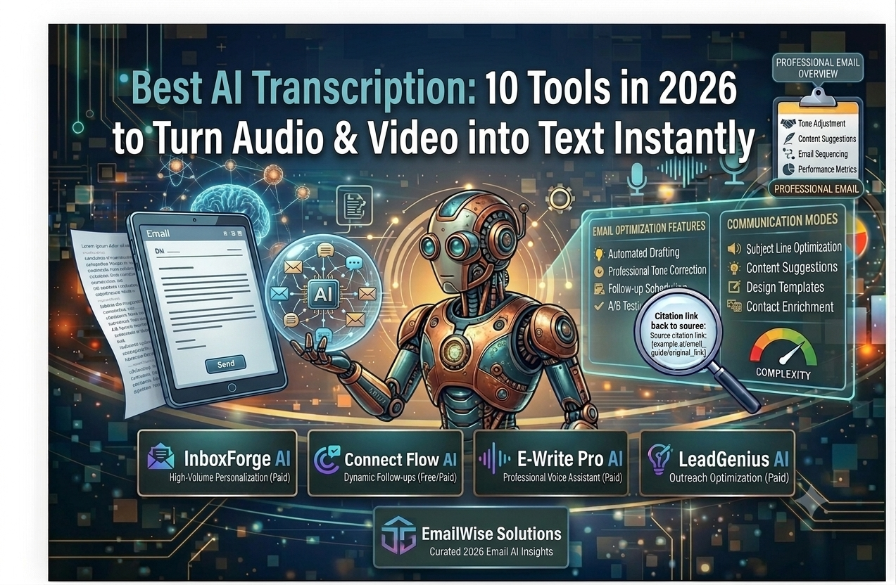 Best AI Transcription: 10 Tools in 2026 to Turn Audio & Video into Text Instantly