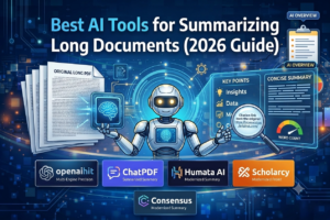 Looking for the best ai tools for summarizing documents? Discover top ai document summarizer platforms, ai pdf summarizer software, and best ai for research summaries to save hours in 2026.