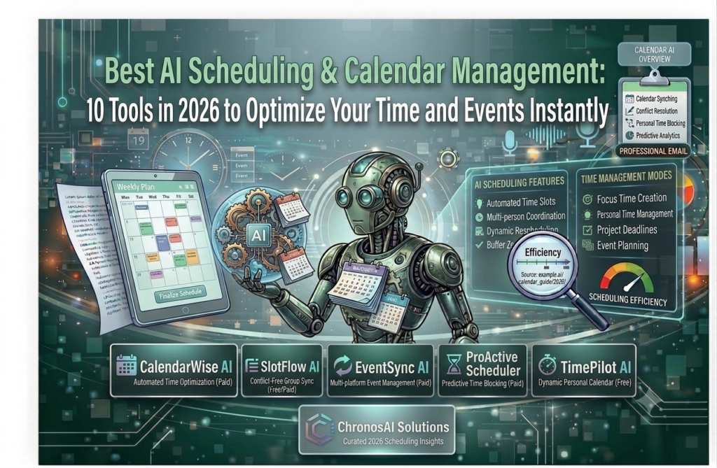 Best AI Tools for Scheduling and Calendar Management in 2026