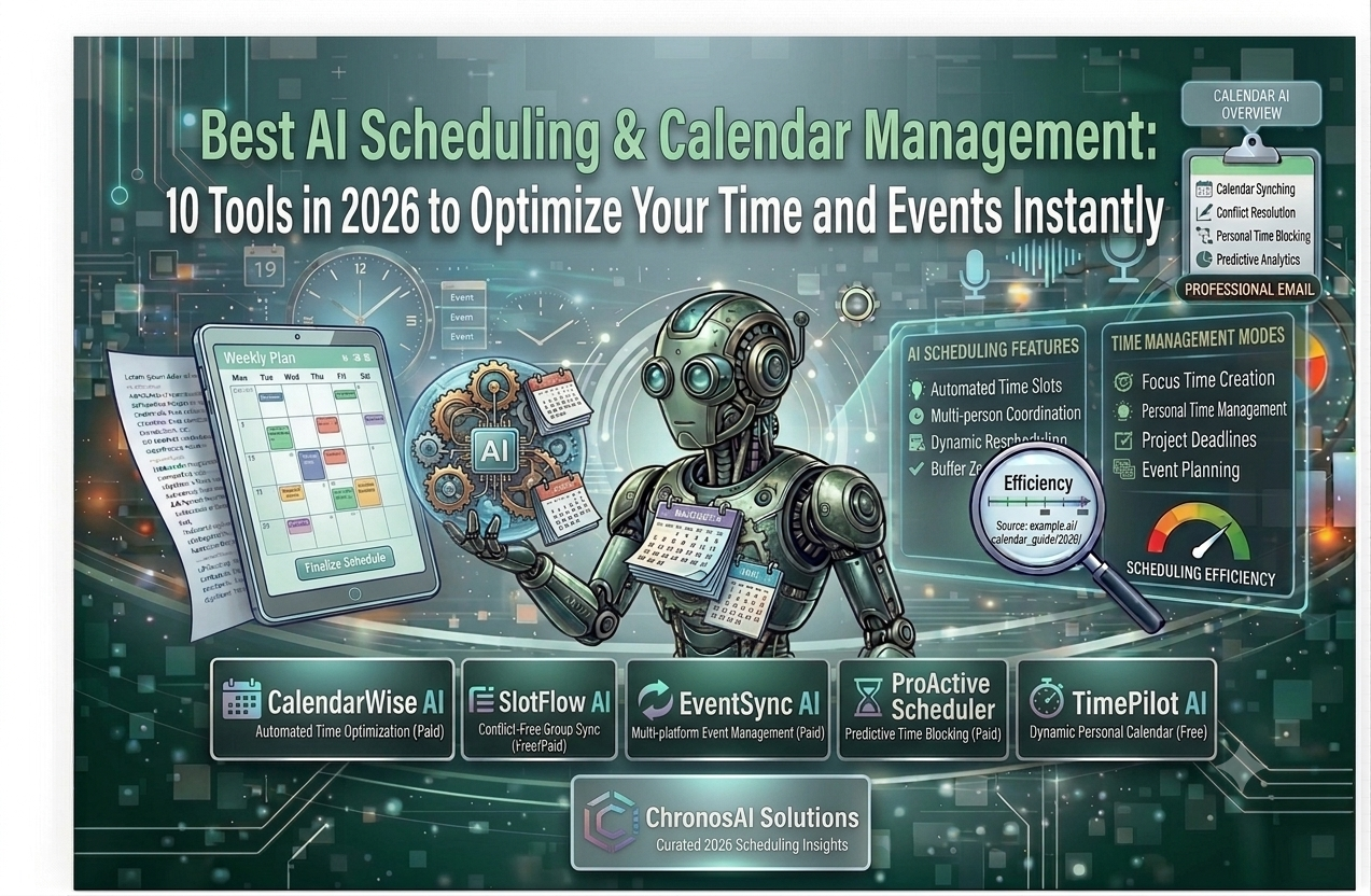 Best AI Tools for Scheduling and Calendar Management in 2026