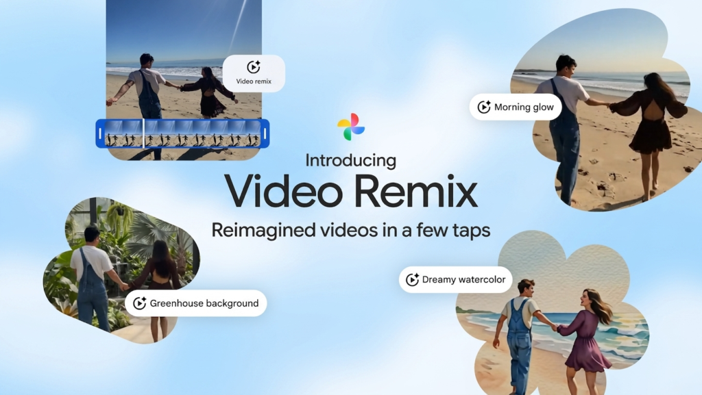 google photos video remix