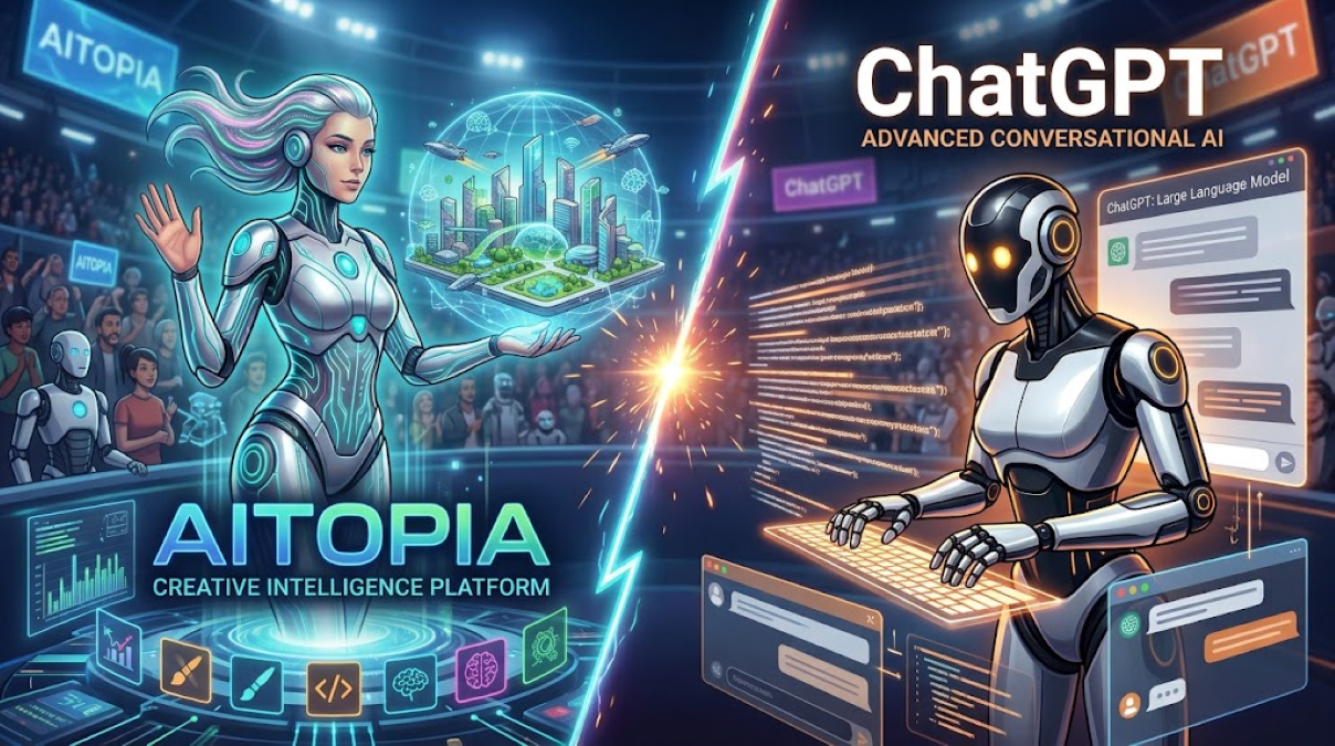 AITOPIA vs ChatGPT. Which AI Tool Is Better in 2026
