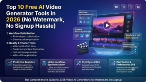 Top 10 Free AI Video Generator Tools in 2026 (No Watermark, No Signup Hassle)